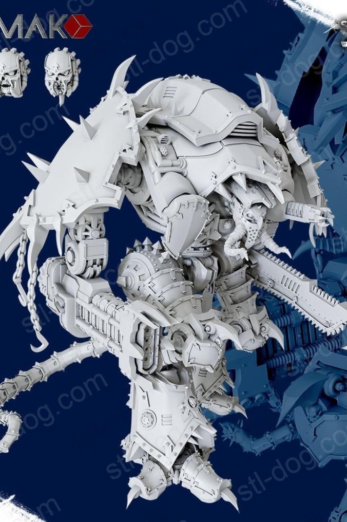 战锤 混沌泰坦(Chaos Titan) 3D打印图纸